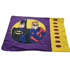 Vintage Batman & Robin, Mr. Freeze Standard Pillowcase 1996 DC Comics